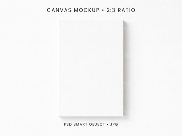 Download 2:3 Canvas Mockup Wall Art Display PSD - Premium Resources