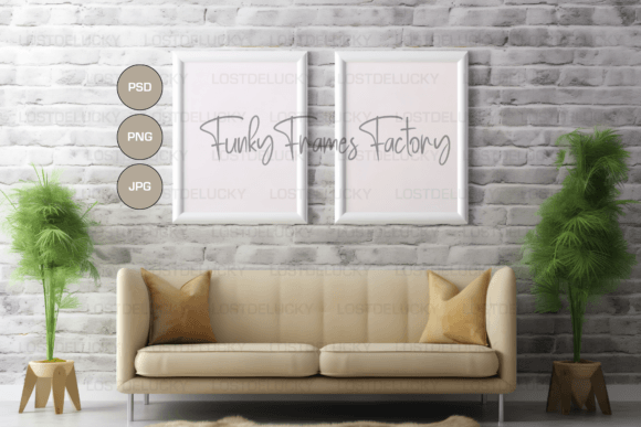 Download 2 Frame Mockup Template, PSD Mockup - Frame mockup Collection
