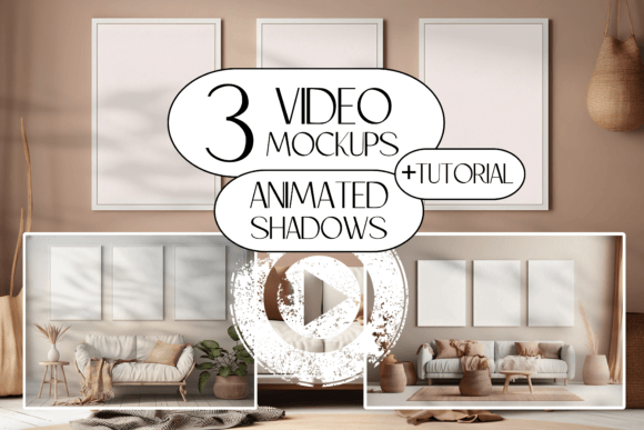 Download Frame Mockup Video Bundle PSD Mockup MP4 - Frame mockup Collection